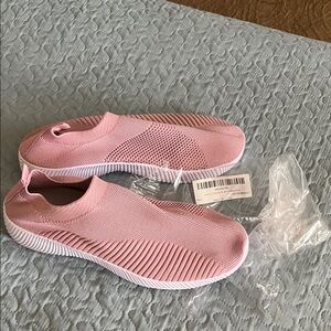 Kids Pink Slip-On Shoes